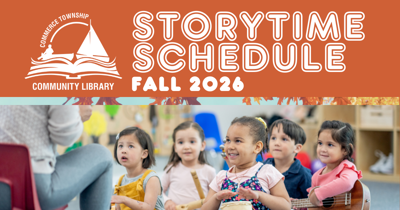 Fall Storytime Schedule 2026