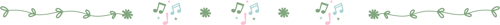 Border with music notes