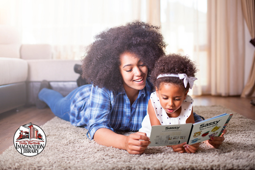 Mother and Daughter reading