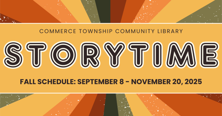 Fall Storytime Schedule