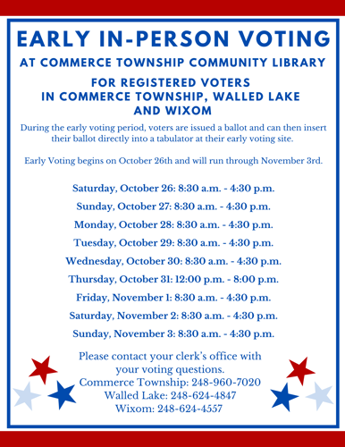 Early Voting Information