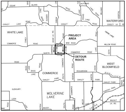 Detour Route / Project Area