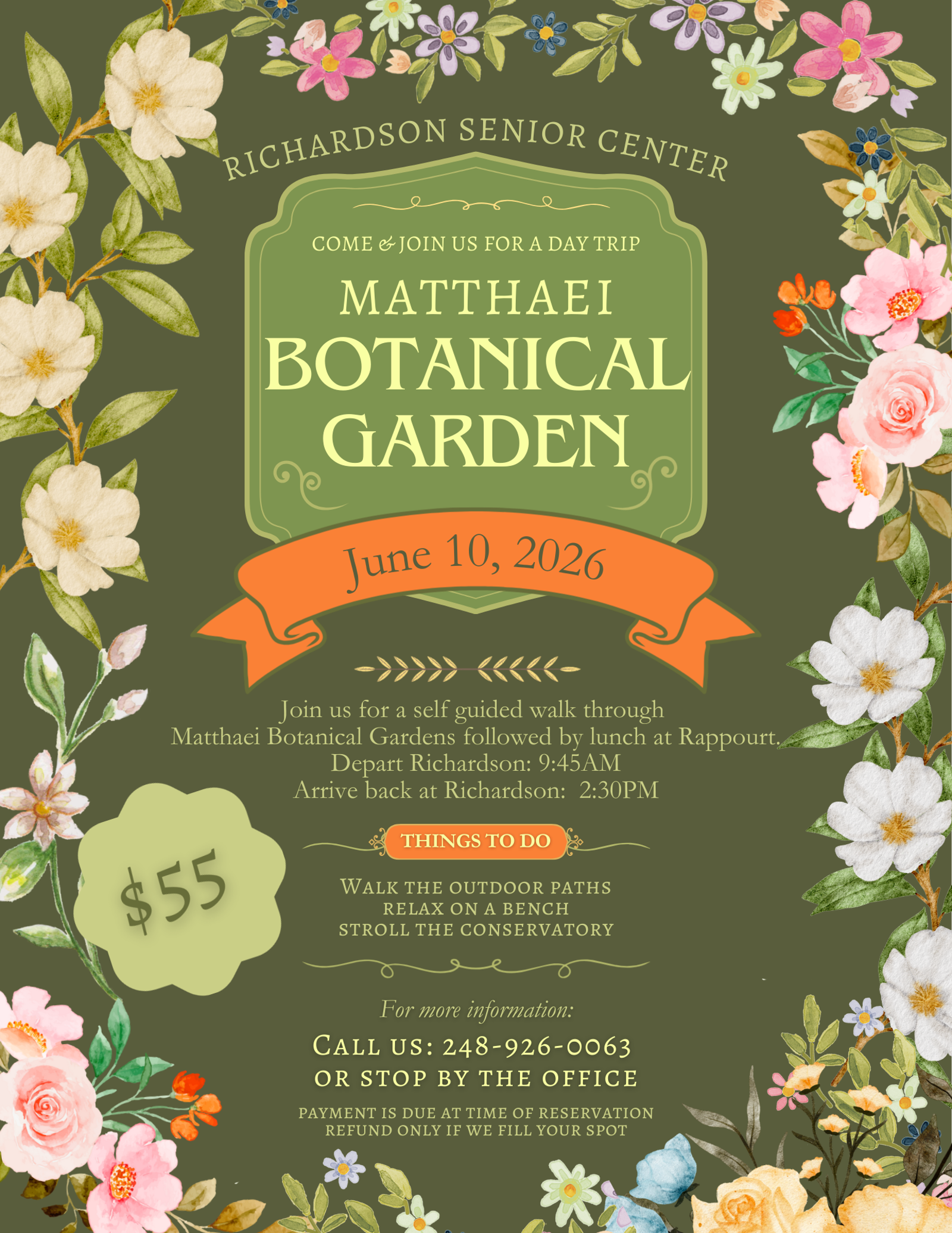 Matthaei Botanical Flyer