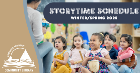 Storytime Schedule: Winter/Spring 2025